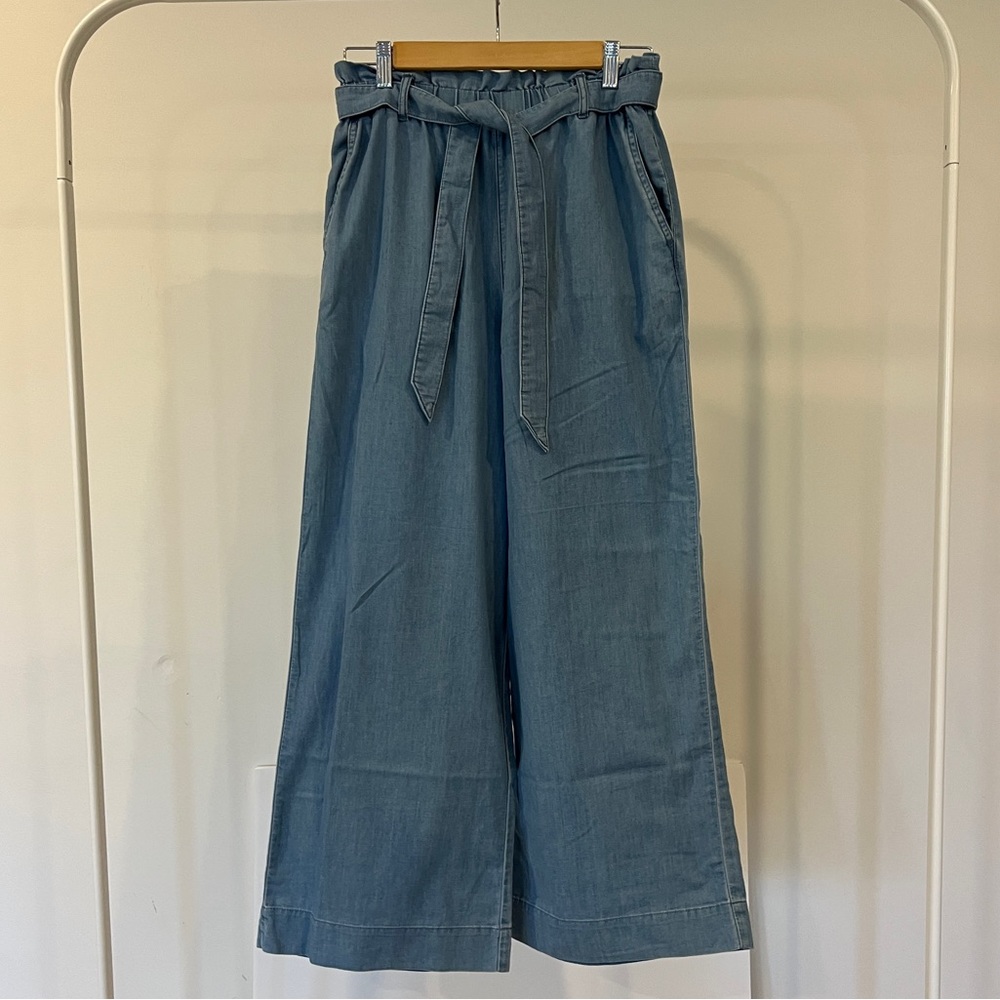 H&M Chambray Paperbag Pants